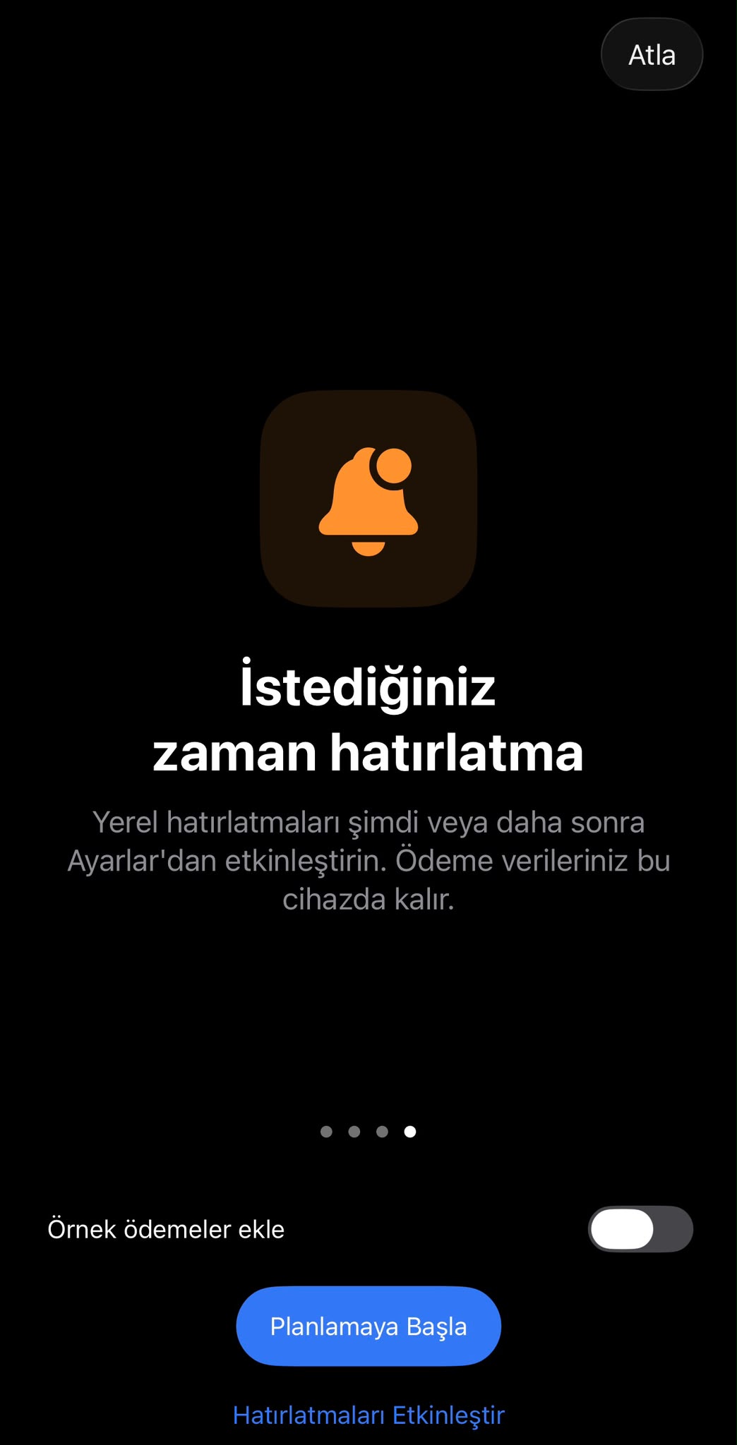 Yerel ödeme hatırlatmalarını anlatan PayPilot tanıtım ekranı